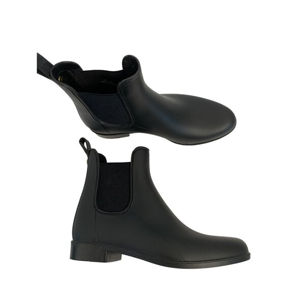 Sam Edelman Womens Tinsley Black Chelsea Rain Boots 7M 8970 EUC - Picture 2 of 8